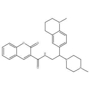 N-(2-(1-methyl-1,2,3,4-tetrahydroquinolin-6-yl)-2-(4-methylpiperazin-1-yl)ethyl)-2-oxo-2H-chromene-3-carboxamide Structure