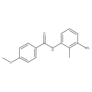 N-(3-Amino-2-methylphenyl)-4-methoxybenzamide结构式