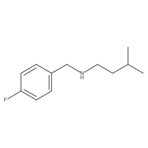 [(4-Fluorophenyl)methyl](3-methylbutyl)amine结构式