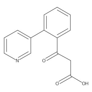 I(2)-Oxo-2-(3-pyridinyl)benzenepropanoic acid Structure