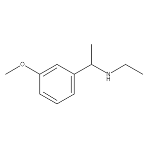 Ethyl[1-(3-methoxyphenyl)ethyl]amine结构式