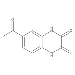 6-Acetyl-1,2,3,4-tetrahydroquinoxaline-2,3-dione Structure