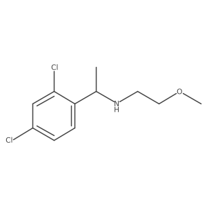 [1-(2,4-Dichlorophenyl)ethyl](2-methoxyethyl)amine结构式