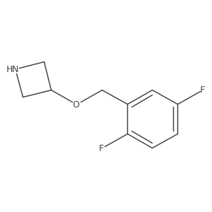 3-[(2,5-Difluorophenyl)methoxy]azetidine结构式