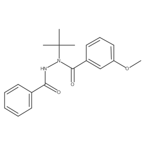 N'-benzoyl-N-tert-butyl-3-methoxybenzohydrazide结构式