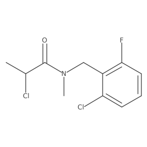 2-chloro-N-[(2-chloro-6-fluorophenyl)methyl]-N-methylpropanamide Structure