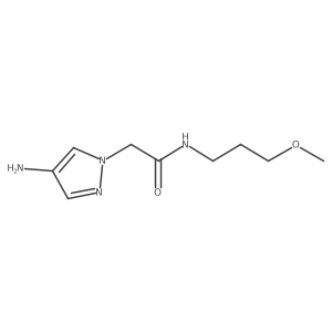 2-(4-Amino-1h-pyrazol-1-yl)-n-(3-methoxypropyl)acetamide Structure