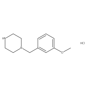 1-(3-Methoxy-benzyl)-piperazine hydrochloride结构式