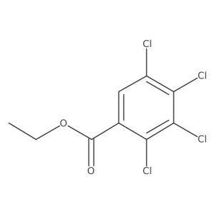 Ethyl 2,3,4,5-tetrachlorobenzoate结构式