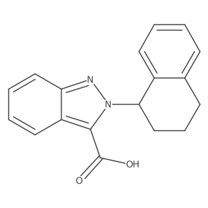 2-(1,2,3,4-Tetrahydronaphthalen-1-yl)-2H-indazole-3-carboxylic acid Structure