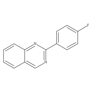 2-(4-Fluorophenyl)quinazoline Structure