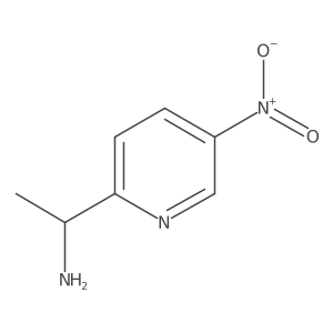 (1S)-1-(5-nitropyridin-2-yl)ethan-1-amine结构式