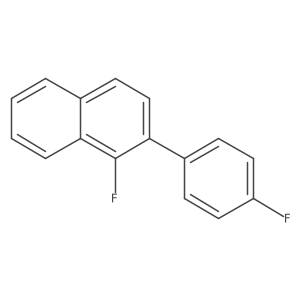 1-Fluoro-2-(4-fluorophenyl)naphthalene Structure