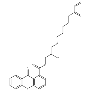 3-(4-(acryloyloxy)butoxy)-2-hydroxypropyl 9-oxo-9H-thioxanthene-1-carboxylate Structure