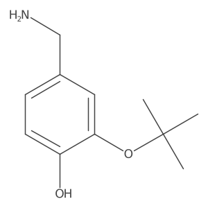 4-(Aminomethyl)-2-(tert-butoxy)phenol Structure