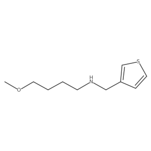 (4-Methoxybutyl)(thiophen-3-ylmethyl)amine结构式