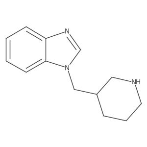 1-(Piperidin-3-ylmethyl)-1h-benzo[d]imidazole Structure