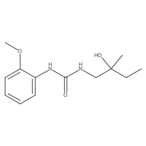 1-(2-Hydroxy-2-methylbutyl)-3-(2-methoxyphenyl)urea结构式