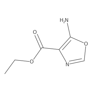 Ethyl 5-aminooxazole-4-carboxylate结构式
