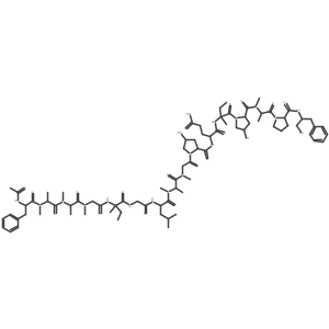 Antiamoebin Structure