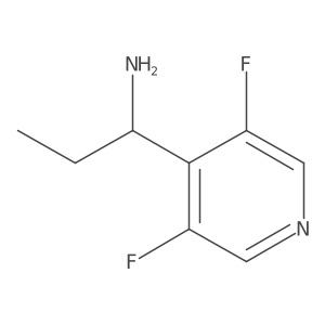 (1S)-1-(3,5-difluoropyridin-4-yl)propan-1-amine Structure