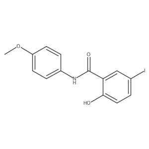 2-hydroxy-5-iodo-N-(4-methoxyphenyl)benzamide Structure