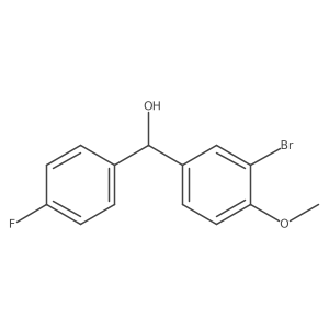 (3-Bromo-4-methoxyphenyl)-(4-fluorophenyl)methanol Structure