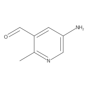 5-Amino-2-methylnicotinaldehyde结构式