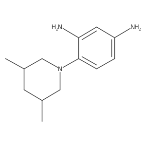 4-(3,5-Dimethylpiperidin-1-yl)benzene-1,3-diamine结构式
