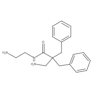 N-(2-Aminoethyl)-I+/--(aminomethyl)-I+/--(phenylmethyl)benzenepropanamide Structure