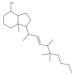 1R-(5-Methoxymethoxy-1R,4S,5-trimethyl-hex-2-enyl)-7R-methyl-octahydro-inden-4S-ol结构式