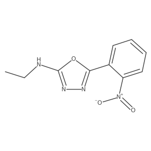 N-ethyl-5-(2-nitrophenyl)-1,3,4-oxadiazol-2-amine Structure