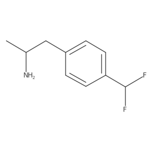 1-[4-(Difluoromethyl)phenyl]propan-2-amine Structure