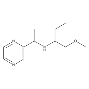 2-Pyrazinemethanamine, N-[1-(methoxymethyl)propyl]-I+/--methyl-结构式