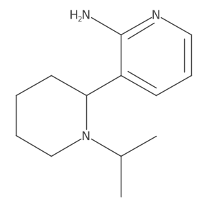 3-(1-Isopropylpiperidin-2-yl)pyridin-2-amine结构式