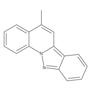 5-Methylindazolo[2,3-a]quinoline结构式