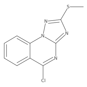 2-Methylsulfanyl-5-chloro-[1,2,4]triazolo[1,5-a]quinazoline Structure