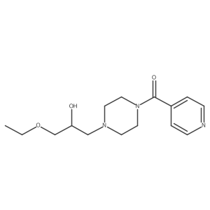 Methanone, [4-(3-ethoxy-2-hydroxypropyl)-1-piperazinyl]-4-pyridinyl-结构式