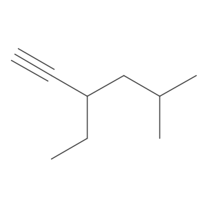 3-Ethyl-5-methylhex-1-yne Structure
