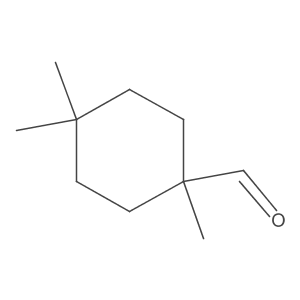 1,4,4-Trimethylcyclohexane-1-carbaldehyde结构式