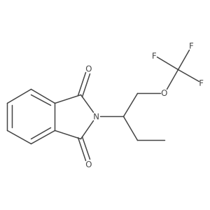 2-[1-(Trifluoromethoxy)methyl]propyl-isoindole-1,3-dione结构式