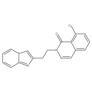 8-chloro-2-(2-(imidazo[1,2-a]pyridin-2-yl)ethyl)phthalazin-1(2H)-one Structure