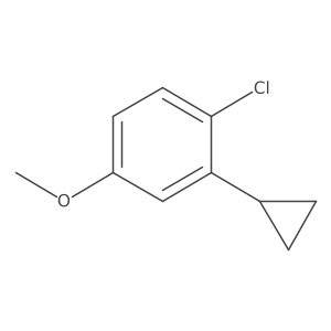 4-Chloro-3-cyclopropylanisole Structure