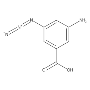 3-Amino-5-azidobenzoic acid Structure