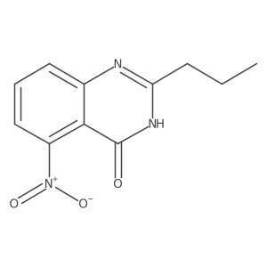 5-nitro-2-propyl-4(3H)-Quinazolinone结构式
