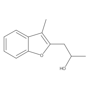 1-(3-Methyl-1-benzofuran-2-yl)propan-2-ol Structure