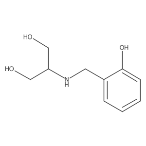 2-{[(2-Hydroxyphenyl)methyl]amino}propane-1,3-diol结构式