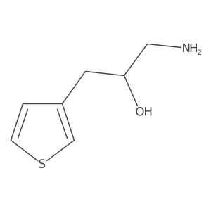 1-Amino-3-(thiophen-3-yl)propan-2-ol Structure
