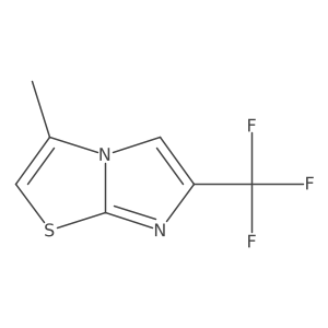 3-Methyl-6-(trifluoromethyl)imidazo[2,1-b]thiazole结构式
