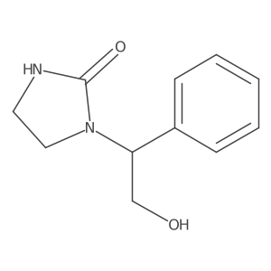 1-(2-Hydroxy-1-phenylethyl)imidazolidin-2-one结构式